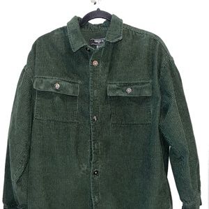 Corduroy Long Sleeve Button Down Shirt